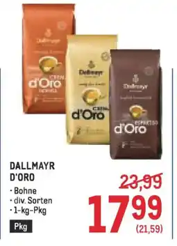 Metro Dallmayr d'oro Angebot