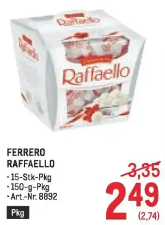Metro Ferrero raffaello Angebot