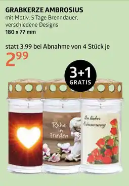 Bellaflora Grabkerze ambrosius Angebot