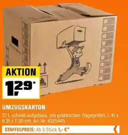 OBI Umzugskarton Angebot