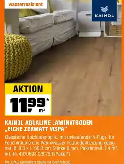 OBI Kaindl aqualine laminatboden Angebot