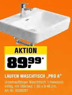 OBI LAUFEN WASCHTISCH Angebot