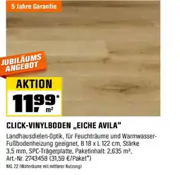 OBI Click-vinylboden eiche avila Angebot