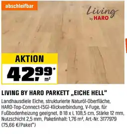 OBI Living by haro parkett eiche hell Angebot