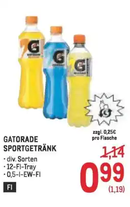 Metro Gatorade sportgetränk Angebot