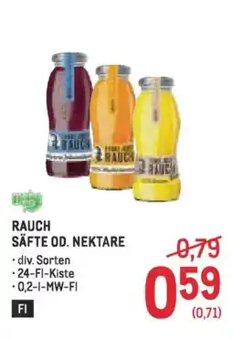 Metro Rauch säfte od. nektare Angebot