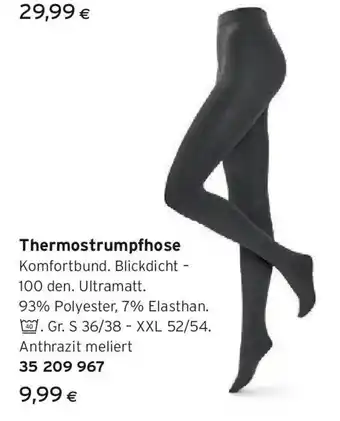 Tchibo Eduscho Thermostrumpfhose Angebot