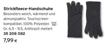 Tchibo Eduscho Strickfleece-Handschuhe Angebot
