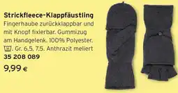 Tchibo Eduscho Strickfleece-Klappfäustling Angebot