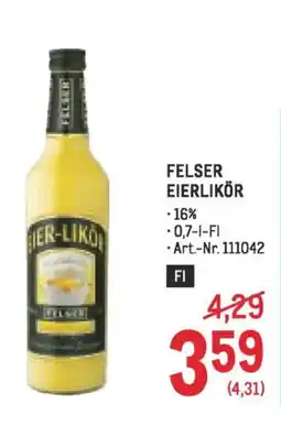 Metro Felser eierlikör Angebot