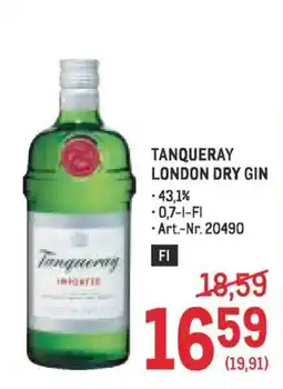Metro Tanqueray london dry gin Angebot