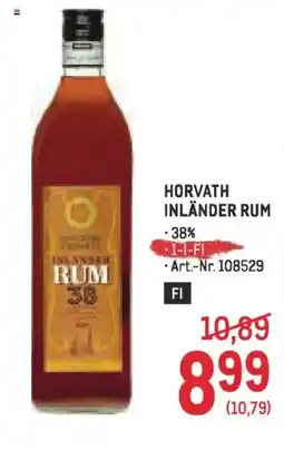 Metro Horvath inländer rum Angebot
