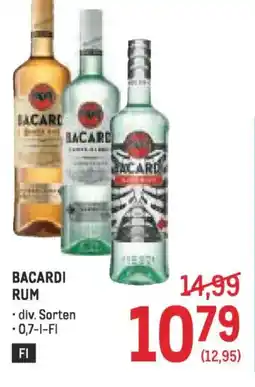 Metro Bacardi rum Angebot