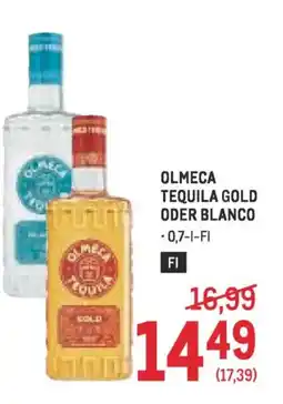 Metro Olmeca tequila gold oder blanco Angebot