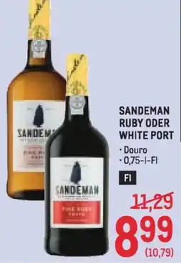 Metro Sandeman ruby oder white port Angebot