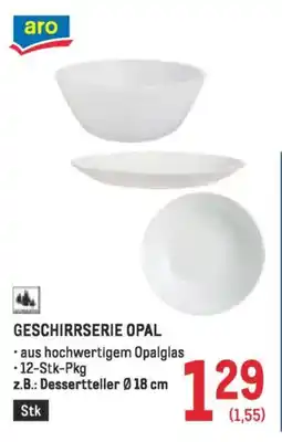 Metro Geschirrserie opal Angebot