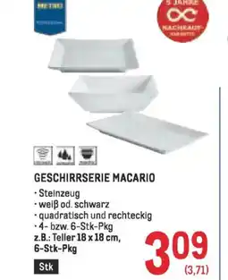 Metro Geschirrserie macario Angebot