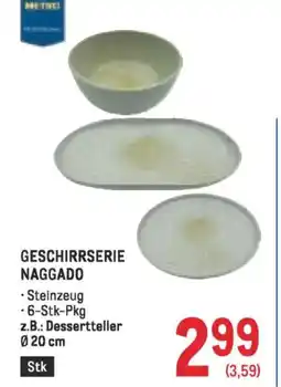 Metro Geschirrserie naggado Angebot