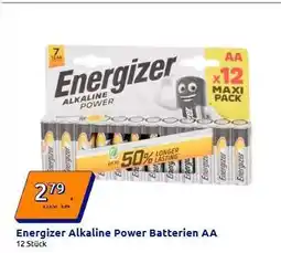 Action Energizer Alkaline Power Batterien AA Angebot