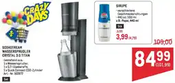Metro Sodastream wassersprudler crystal 3.0 titan Angebot