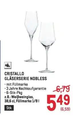Metro Cristallo gläserserie nobless Angebot