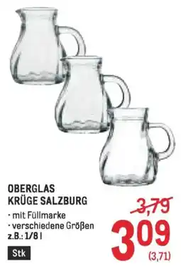 Metro Oberglas krüge salzburg Angebot