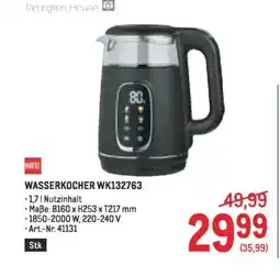 Metro Wasserkocher wk132763 Angebot