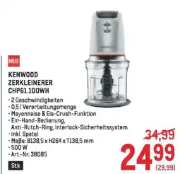 Metro Kenwood zerkleinerer chp61.100wh Angebot