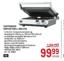Metro Gastroback kontaktgrill bbq pro Angebot