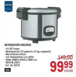 Metro Reiskocher grc1950 Angebot
