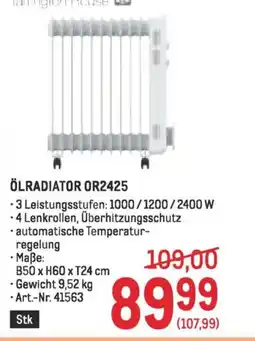 Metro Ölradiator or2425 Angebot