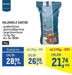 Metro Holzkohle gastro Angebot