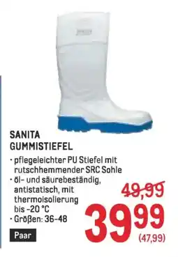Metro Sanita gummistiefel Angebot