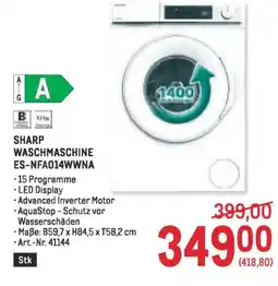Metro Sharp waschmaschine Angebot