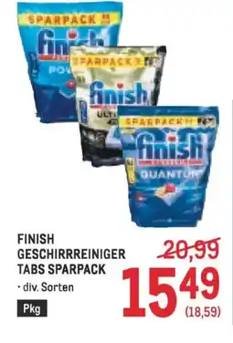 Metro Finish geschirrreiniger tabs sparpack Angebot