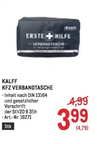 Metro Kalff kfz verbandtasche Angebot