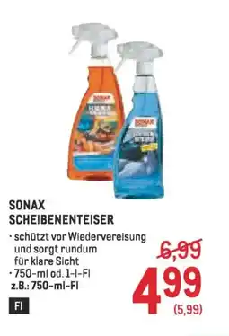 Metro Sonax scheibenenteiser Angebot
