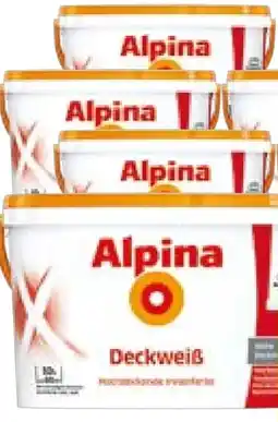 Hellweg Alpina Innenfarbe Deckweiß Angebot