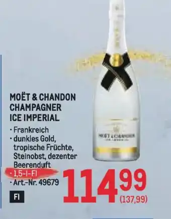 Metro Moët & chandon champagner ice imperial Angebot