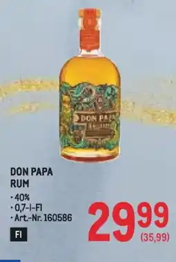 Metro Don Papa Rum Angebot
