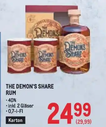 The Demon‘s Share Rum