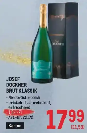 Metro Josef Dockner Brut Klassik Angebot