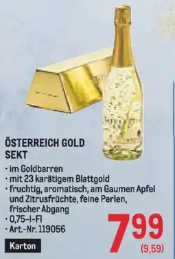 Metro Österreich gold sekt Angebot