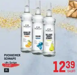 Metro Puchheimer Schnaps Angebot