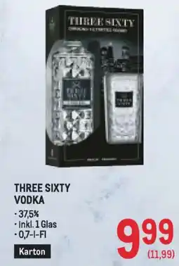 Metro Three Sixty Vodka Angebot