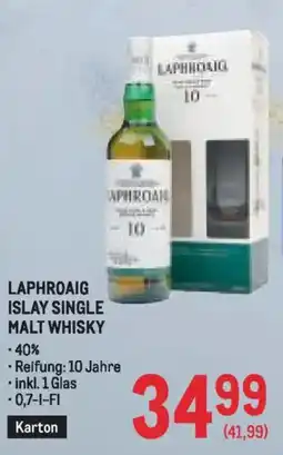 Metro Laphroaig Islay Single Malt Whisky Angebot
