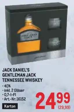 Metro Jack daniel's gentleman jack tennessee whiskey Angebot