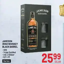 Metro Jameson Irish Whiskey Black Barrel Angebot