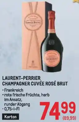 Metro Laurent Perrier Champagner Cuvée Rosé Brut Angebot