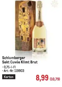 Metro Schlumberger Sekt Cuvée Klimt Brut Angebot